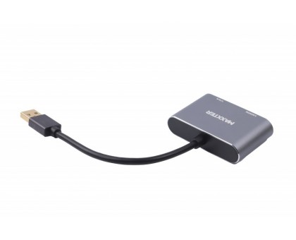Адаптер-перехідник USB на HDMI/VGA Maxxter V-AM-HDMI-VGA