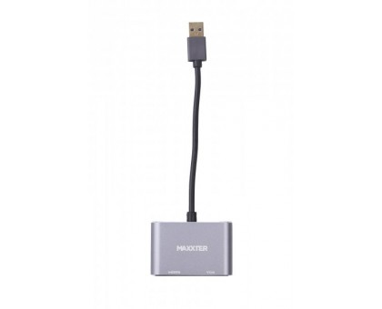 Адаптер-переходник USB на HDMI/VGA Maxxter V-AM-HDMI-VGA