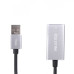 Адаптер Maxxter NEA-U2-01, з USB на Ethernet, 100 Mbps, метал, темно-сірий