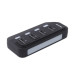 Хаб USB 2.0 HU2A-4P-AC-02 Type-A на 4 порта, 1м Type-B кабель, 5V1A зарядка в комплекте, пластик, черный