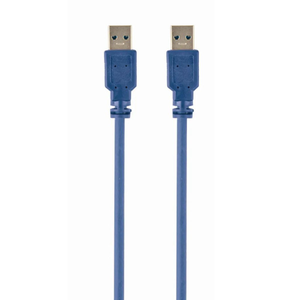 Кабель Maxxter U-AMAM3-0,5M, преміум якість USB 3.0 A-тато/А-тато, 0,5 м.