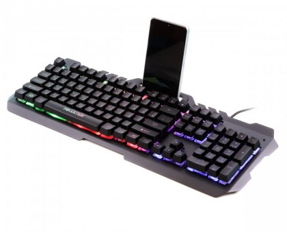 Ігрова клавіатура Maxxter KBG-UML-01-UA, 19-keys Anti-Ghosting, метал, чорна