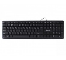 Клавиатура офисная KBM-U01-UA, USB, Укр/Рус, пластик, черная