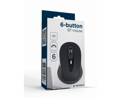 Миша Gembird MUSWB-6B-01 з бездротовим інтерфейсом Bluetooth
