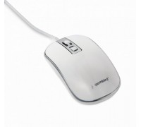 Оптична миша, MUS-4B-06-WS USB інтерфейс, бiло-сiра