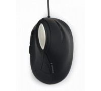 Оптична ергономічна миша MUS-ERGO-03, USB інтерфейс, чорний