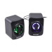 Колонки акустические Maxxter CSP-U005RGB, 6 Вт, USB питание, RGB подсветка, черные