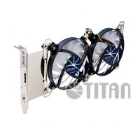 Кулер Titan TTC-SC07TZ с регулятором скорости и возможностью перемещения вентилятора