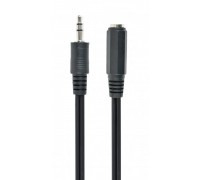 Аудио кабель Cablexpert CCA-423-2M, 3.5 мм., стерео папа/3.5мм стерео мама, длина 2 м. черного цвета