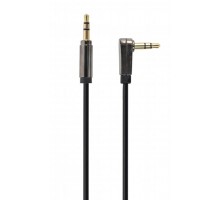 Аудио кабель Cablexpert CCAP-444L-1M, 3.5 мм. стерео папа/3.5мм стерео папа угловой, длина 1,0м.