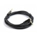 Аудіо-кабель Cablexpert CCAP-444L-1M, 3.5 мм. стерео папа/3.5мм стерео папа угловой, довжина 1,0 м.