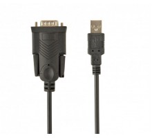 Перехідник Cablexpert UAS-DB9M-02, USB А-тато/DB9M (serial port), 1.5 м