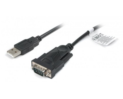 Переходник Cablexpert UAS-DB9M-02, USB А-папа/DB9M (serial port), 1.5 м