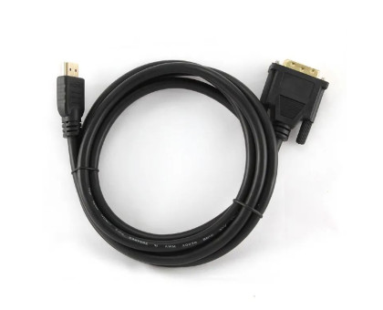 Кабель Cablexpert CC-HDMI-DVI-6, HDMI папа/DVI папа, двунаправленный, позолоченные коннекторы, 1.8 м