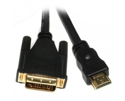 Кабель Viewcon VD 066-3м, HDMI to DVI: 18+1; 3м, позолочені конектори, блістер, v1.3