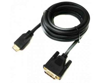 Кабель Viewcon VD 066-3м, HDMI to DVI: 18+1; 3м, позолочені конектори, блістер, v1.3