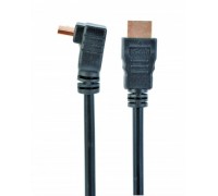 Кабель Cablexpert CC-HDMI490-15, HDMI V.1.4 вилка/угловая вилка, с позолоченными контактами, 4.5 м