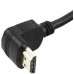 Кабель Cablexpert CC-HDMI490-6, HDMI V.2.0, 4К 60 Гц вилка/угловая вилка, с позолоченными контактами, 1.8 м