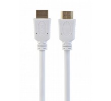 Кабель HDMI Cablexpert CC-HDMI4-W-6, V.2.0, 4К 60 Гц, позолочені конектори, 1.8 м, білий
