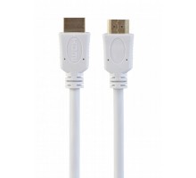 Кабель HDMI Cablexpert CC-HDMI4-W-6, V.2.0, 4К 60 Гц, позолоченные коннекторы, 1.8 м, белый