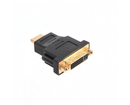 Адаптер Cablexpert A-HDMI-DVI-3, HDMI тато /DVI мама, позолочені контакти