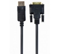 Кабель-переходник Cablexpert CC-DPM-DVIM-1M, DisplayPort вилка / DVI вилка, 1м