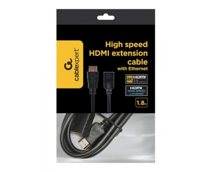 Кабель-подовжувач Cablexpert CC-HDMI4X-6, HDMI v 2.0, 1.8 м