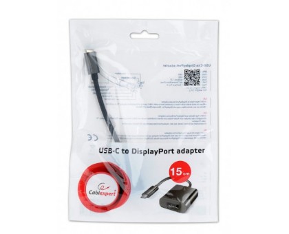 Адаптер-перехідник USB Type-C на DisplayPort Cablexpert A-CM-DPF-01