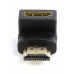Перехідник кутовий Cablexpert A-HDMI90-FML, HDMI з'єднувач роз'єм, 90 градусів