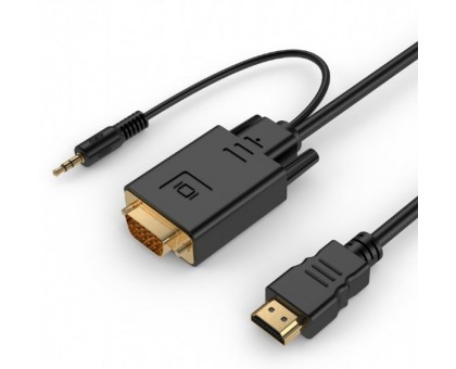 Преобразователь цифрового HDMI сигнала в VGA видео 1.8 m.