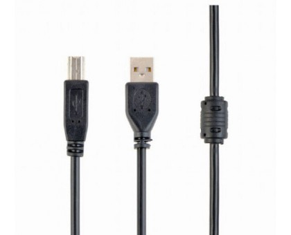 Кабель Cablexpert CCF-USB2-AMBM-6, преміум якість USB 2.0 A-тато/B-тато, 1.8 м, з феритовою серцевиною