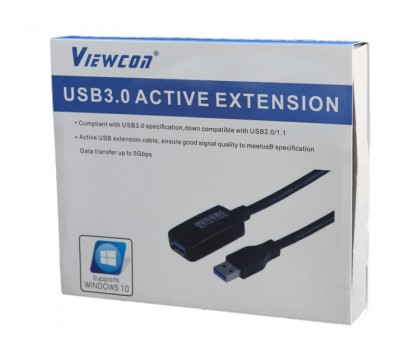 Активний подовжувач Viewcon VE 057, USB3.0, 5м., блістер