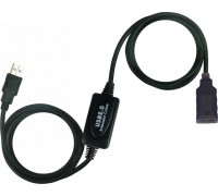Активний подовжувач USB Viewcon VV043-25, USB2.0 AMAF, 25м