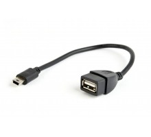 Кабель адаптер USB OTG Cablexpert A-OTG-AFBM-002 для устройств, AF - Mini BM, 0.15м.