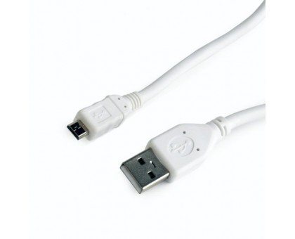 Кабель micro Cablexpert CCP-mUSB2-AMBM-W-0.5M, USB 2.0 A-папа/Micro B-папа, 0.5 м., белого цвета