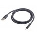 Кабель Cablexpert CCP-USB2-AMCM-10, преміум якість USB 2.0 A-тато/C-тато, 3,0 м. чорний