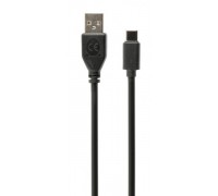 Кабель Cablexpert CCP-USB2-AMCM-1M, премиум качество USB 2.0 A-папа/C-папа,1м.