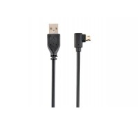 Кабель Cablexpert CCB-USB2-AMmDM90-6, преміум якість USB 2.0 A-папа/B-папа,кутовий, 1.8 м.блістер