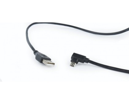 Кабель Cablexpert CCB-USB2-AMmDM90-6, премиум качество USB 2.0 A-папа/B-папа,угловой, 1.8 м.блистер