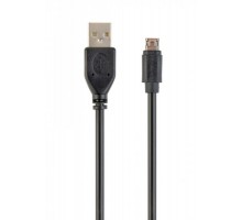 Кабель Cablexpert CCB-USB2-AMmDM-6, преміум якість USB 2.0 A-папа/B-папа,кутовий, 1.8 м.блістер