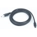 Кабель Cablexpert CCB-USB2-AMmDM-6, премиум качество USB 2.0 A-папа/B-папа,угловой, 1.8 м.блистер