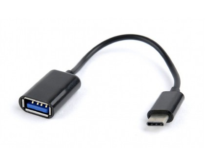 Кабель адаптер USB OTG Cablexpert A-OTG-CMAF2-01 для устройств, AF - Type C, 0,20м