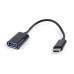 Кабель-адаптер USB OTG Cablexpert A-OTG-CMAF2-01 для пристроїв, AF - Type C, 0,20м