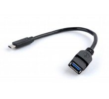 Кабель-адаптер Cablexpert  USB OTG A-OTG-CMAF3-01 для пристроїв, AF - Type C, 0,20м