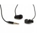 Вакуумні навушники з мікрофоном Gembird MHS-EP-CDG-B, металевий корпус, чорний колір