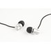 Вакуумні навушники з мікрофоном Gembird MHS-EP-CDG-S, металевий корпус, сірий колір