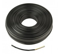 Телефонний кабель Cablexpert  TC1000S-100M-B, плоский, бухта 100 м, чорний колір