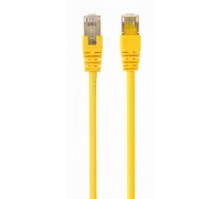 Патч корд Cablexpert PP22-0.5M/Y, FTP, литой, 50u" штекер с фиксатором, 0.5м, желтый