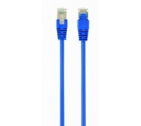 Патч корд Cablexpert PP22-2M/B, FTP, литий,  50u" штекер із фіксатором, 2 м, синій