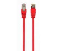 Патч корд Cablexpert PP22-1M/R, FTP, литой, 50u" штекер с фиксатором, 1м, красный